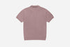 3Sixteen Knit Polo in Mauve