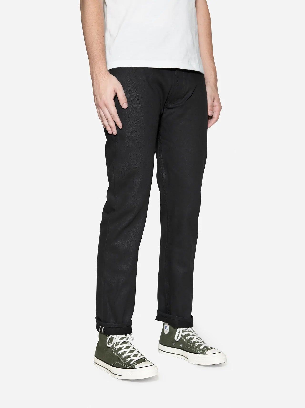 3Sixteen Classic Tapered In Double Black Selvedge CT-220x