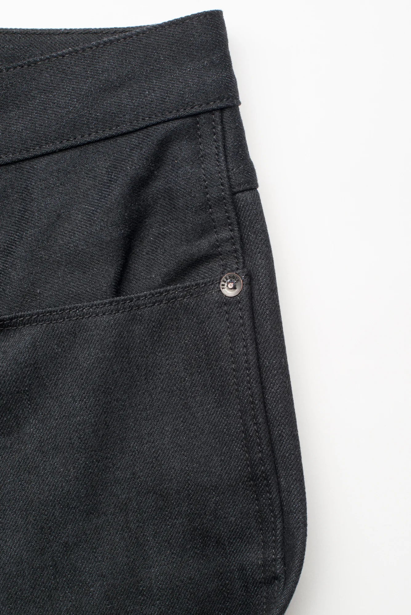 Freenote Cloth Rios Slim Straight in 14.25 Ounce Black Grey