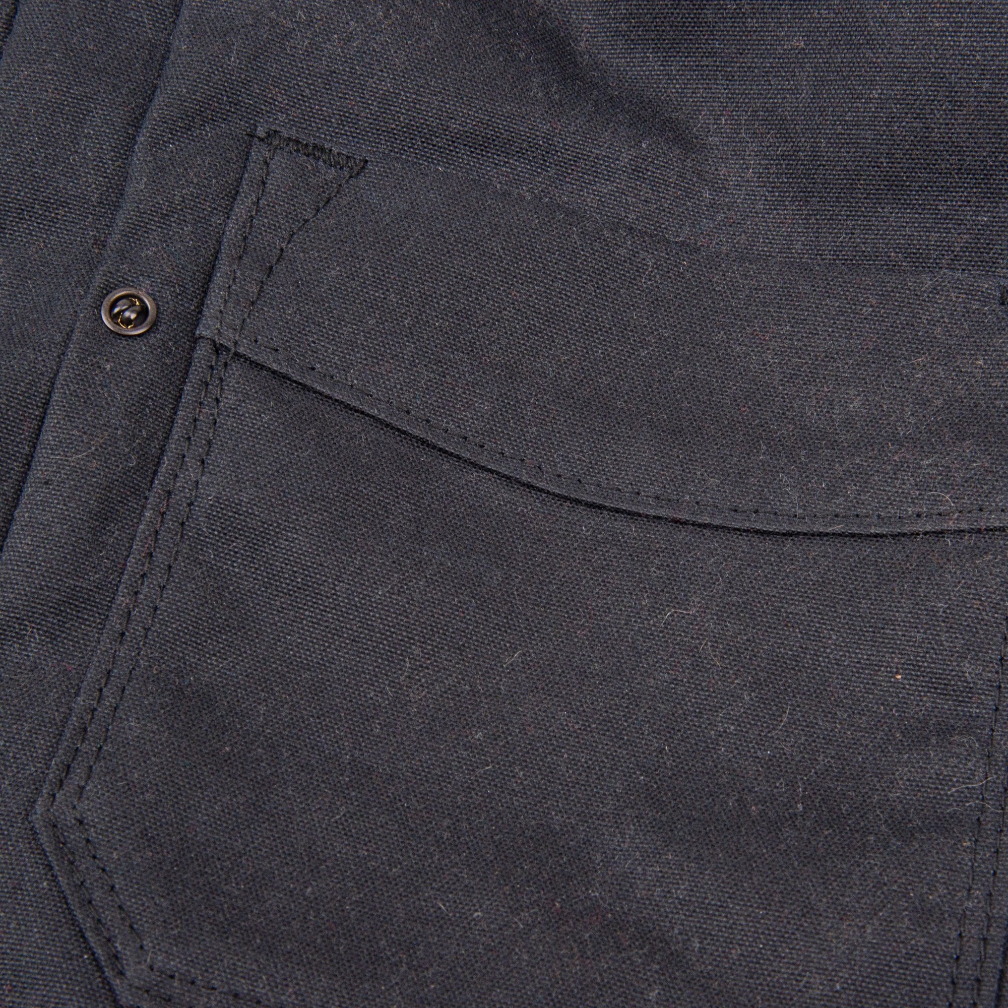 Freenote Cloth Riders Jacket in Black Waxed Canvas