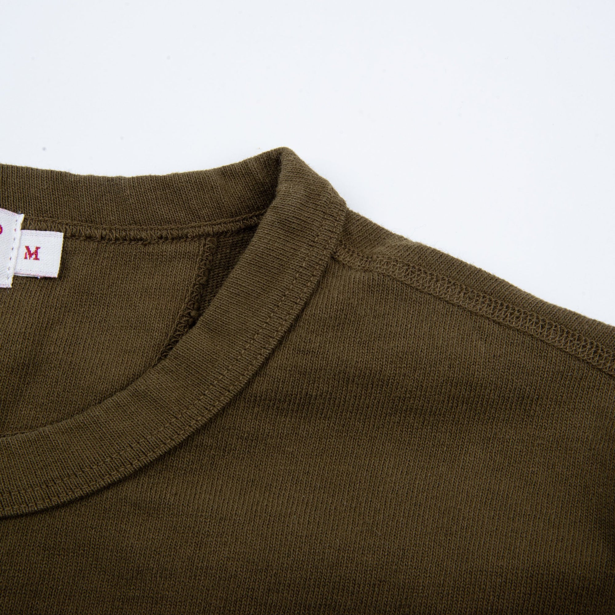 Freenote Cloth 13 Ounce Henley L/S in Olive
