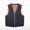 Freenote Cloth Teamster Vest in Navy