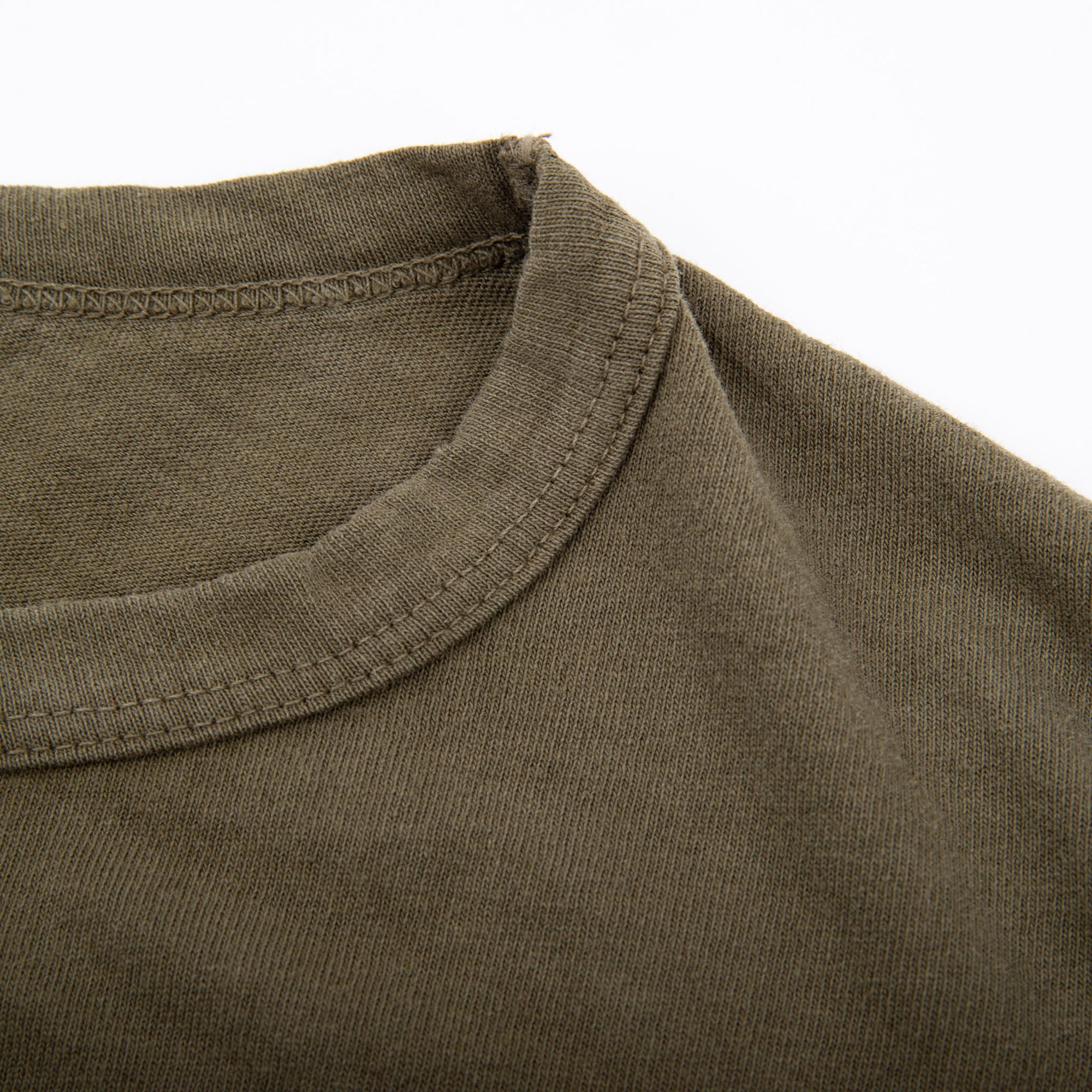 Freenote Cloth 9 Ounce Tee L/S in Olive Drab