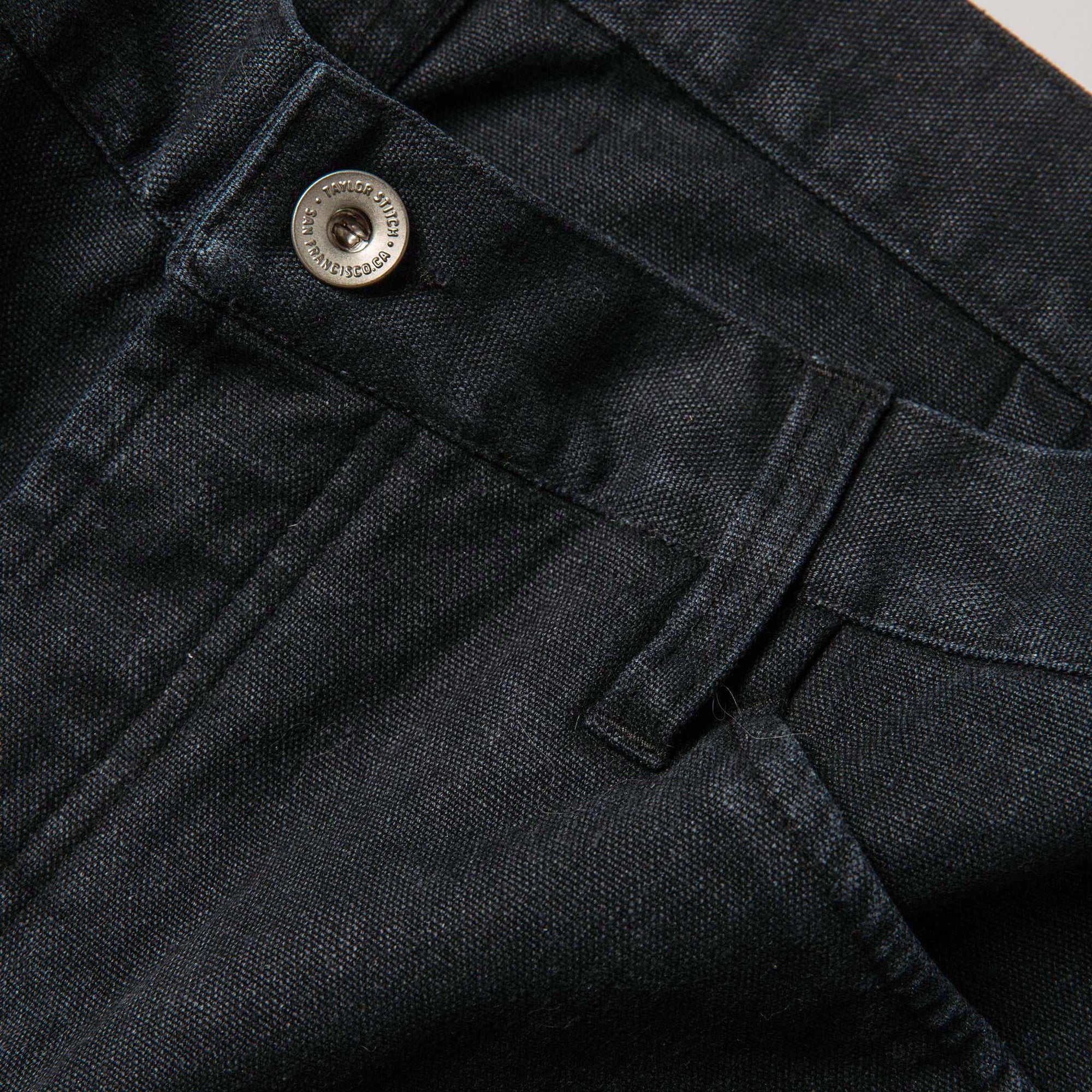 Taylor Stitch Chore Pant in Coal Boss Duck