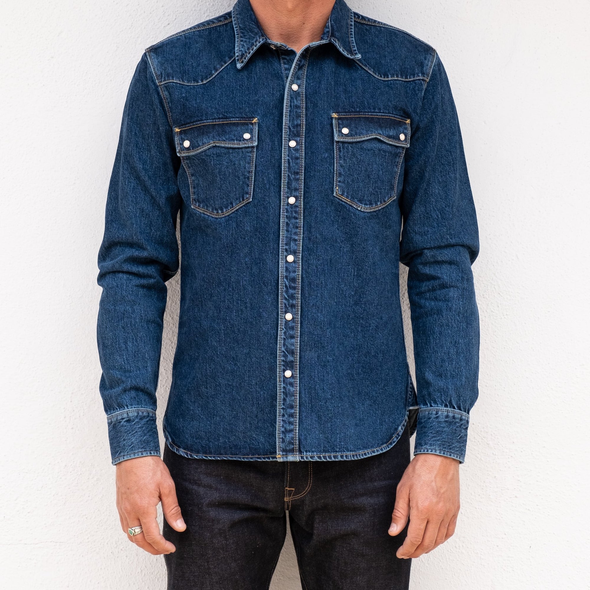 Freenote Cloth Modern Western in 11 oz Rinsed Denim