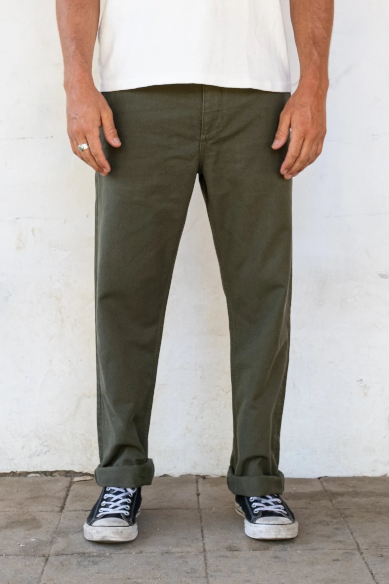 Freenote Cloth Deck Pant in Olive