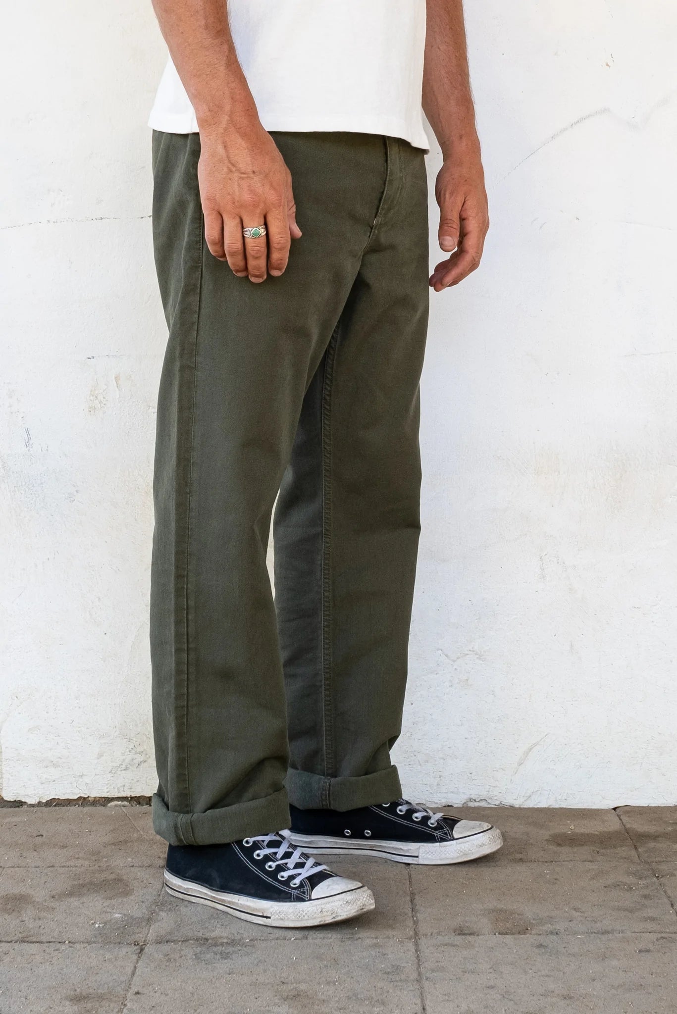 Freenote Cloth Deck Pant in Olive