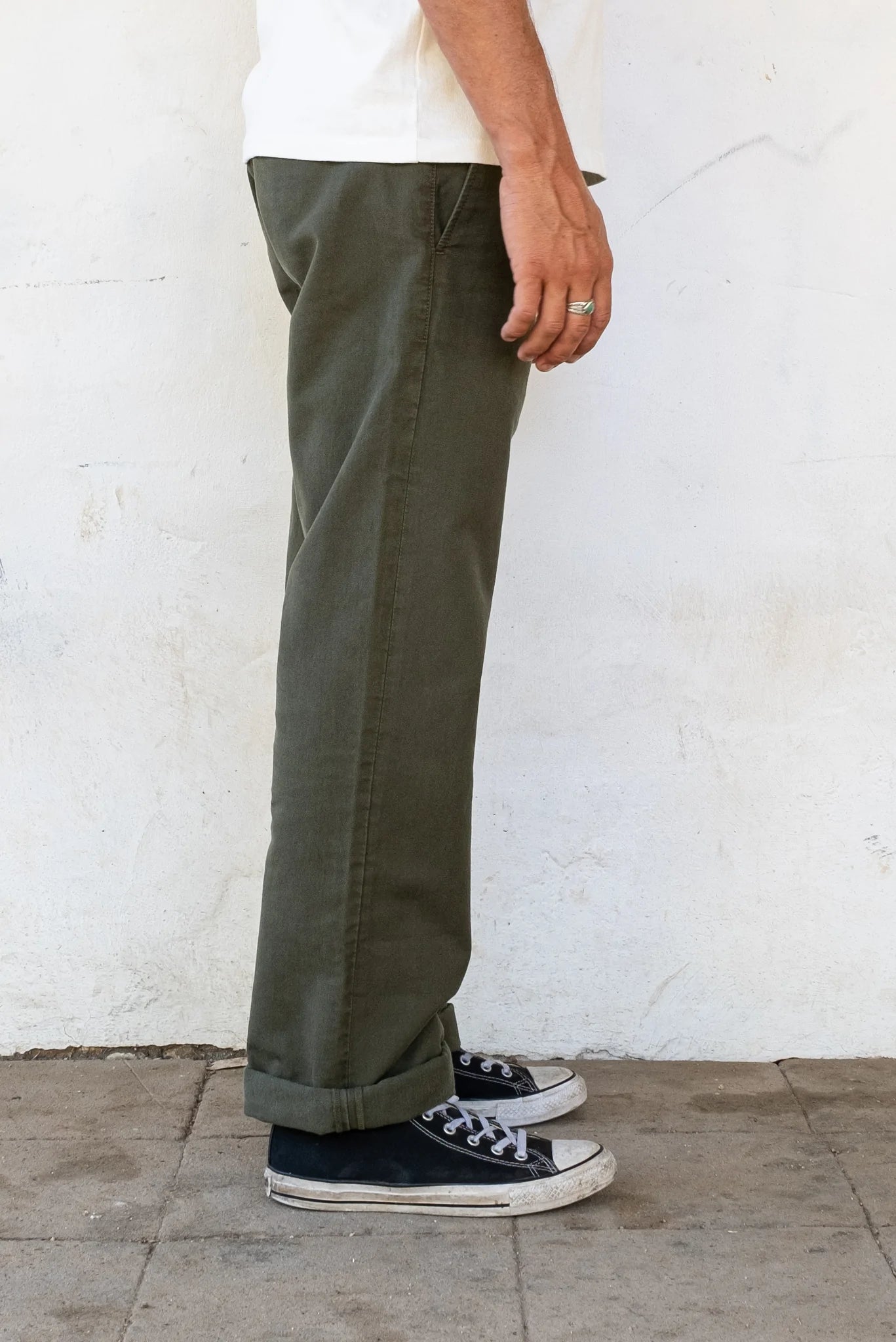 Freenote Cloth Deck Pant in Olive