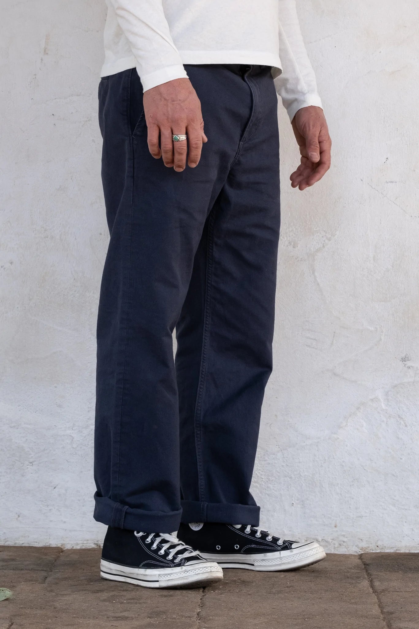 Freenote Cloth Deck Pant in Navy