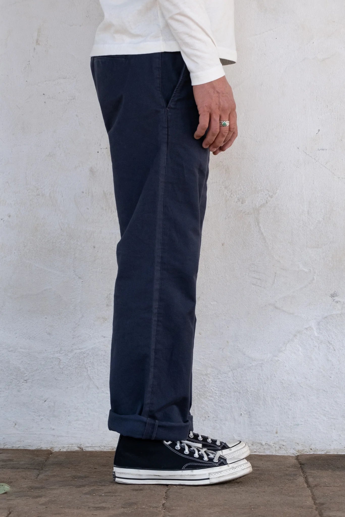 Freenote Cloth Deck Pant in Navy