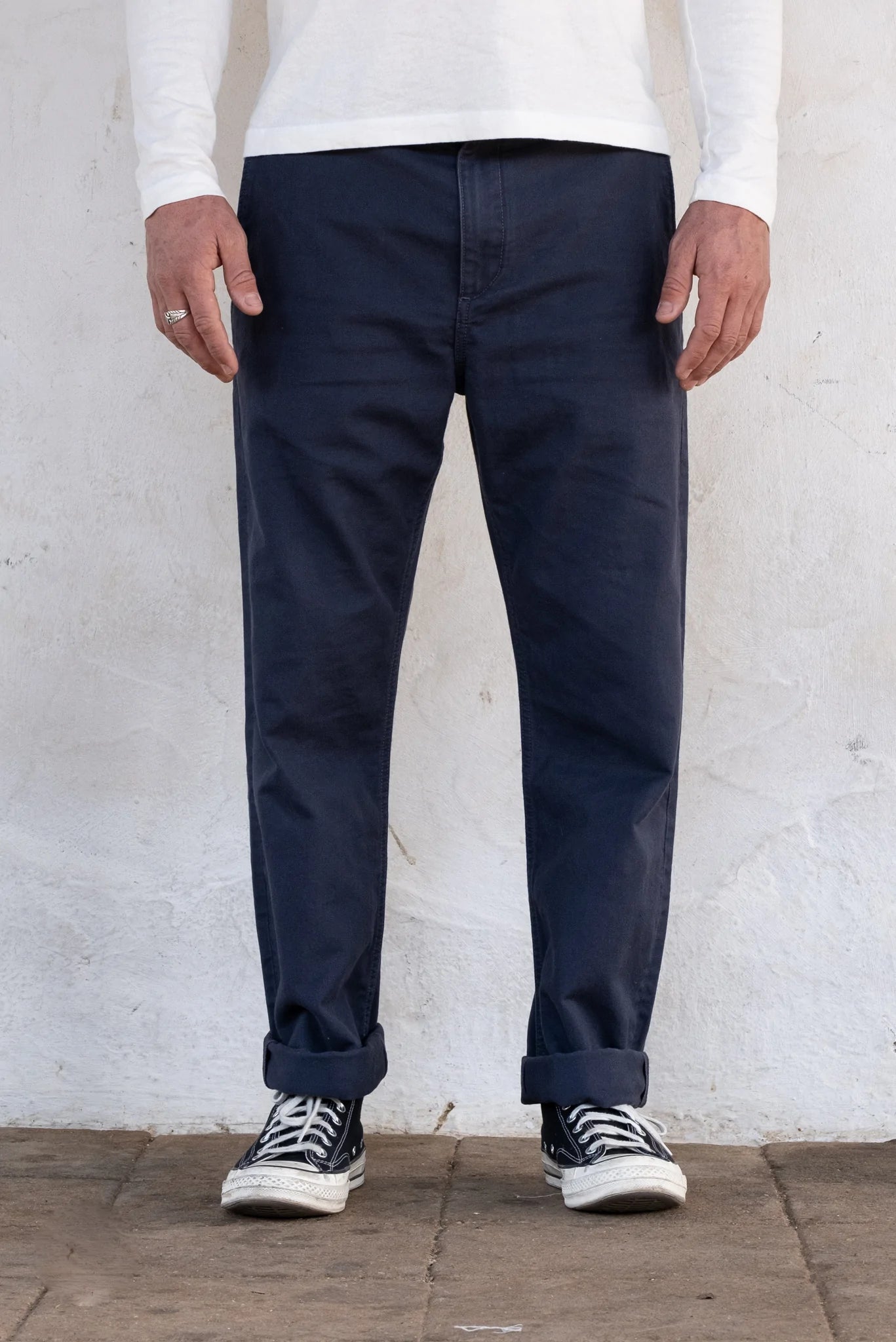 Freenote Cloth Deck Pant in Navy