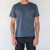 Freenote Cloth 9 Ounce Pocket Tee In Faded Blue