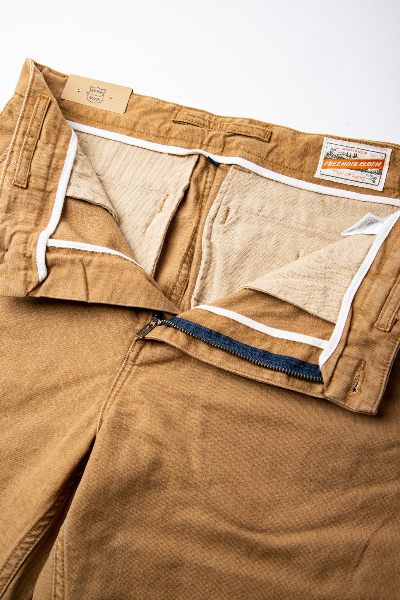 Freenote Cloth Deck Pant in Khaki