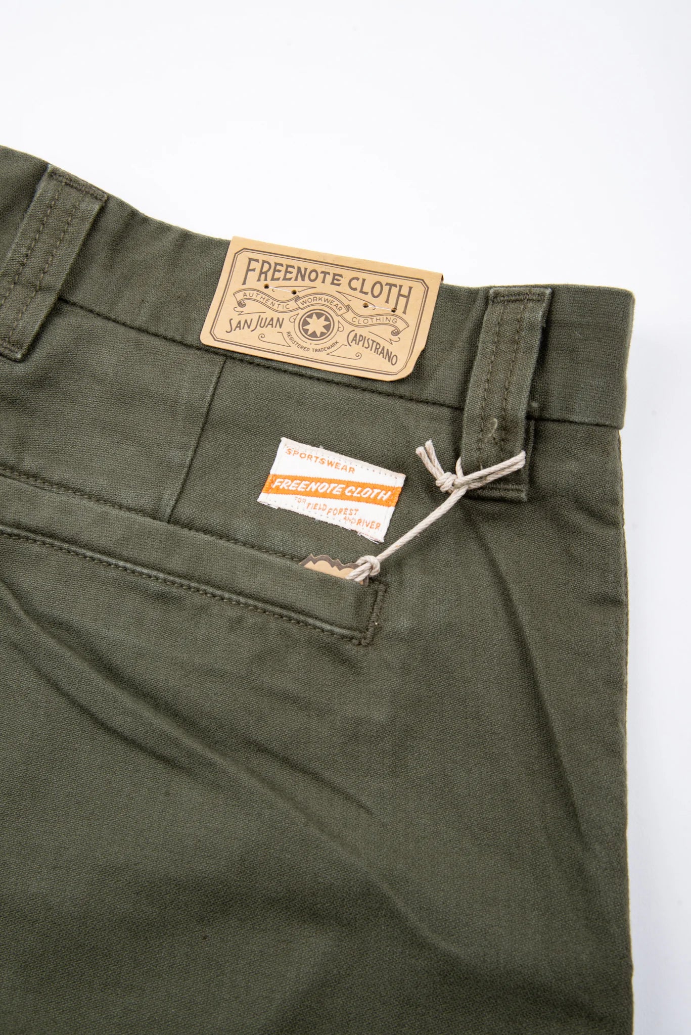 Freenote Cloth Deck Pant in Olive