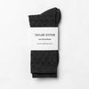 Taylor Stitch Merino Sock in Charcoal Dot
