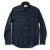 Taylor Stitch Point Shirt in Navy Reverse Sateen