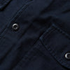 Taylor Stitch Point Shirt in Navy Reverse Sateen