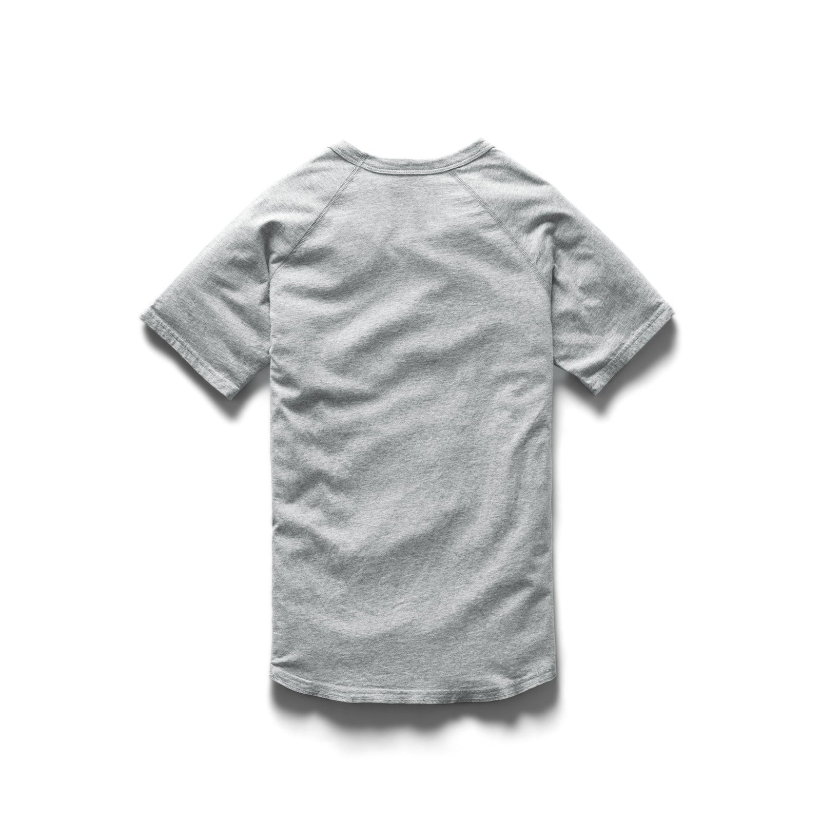 Reigning Champ Lightweight Jersey Raglan T-Shirt In Heather Grey