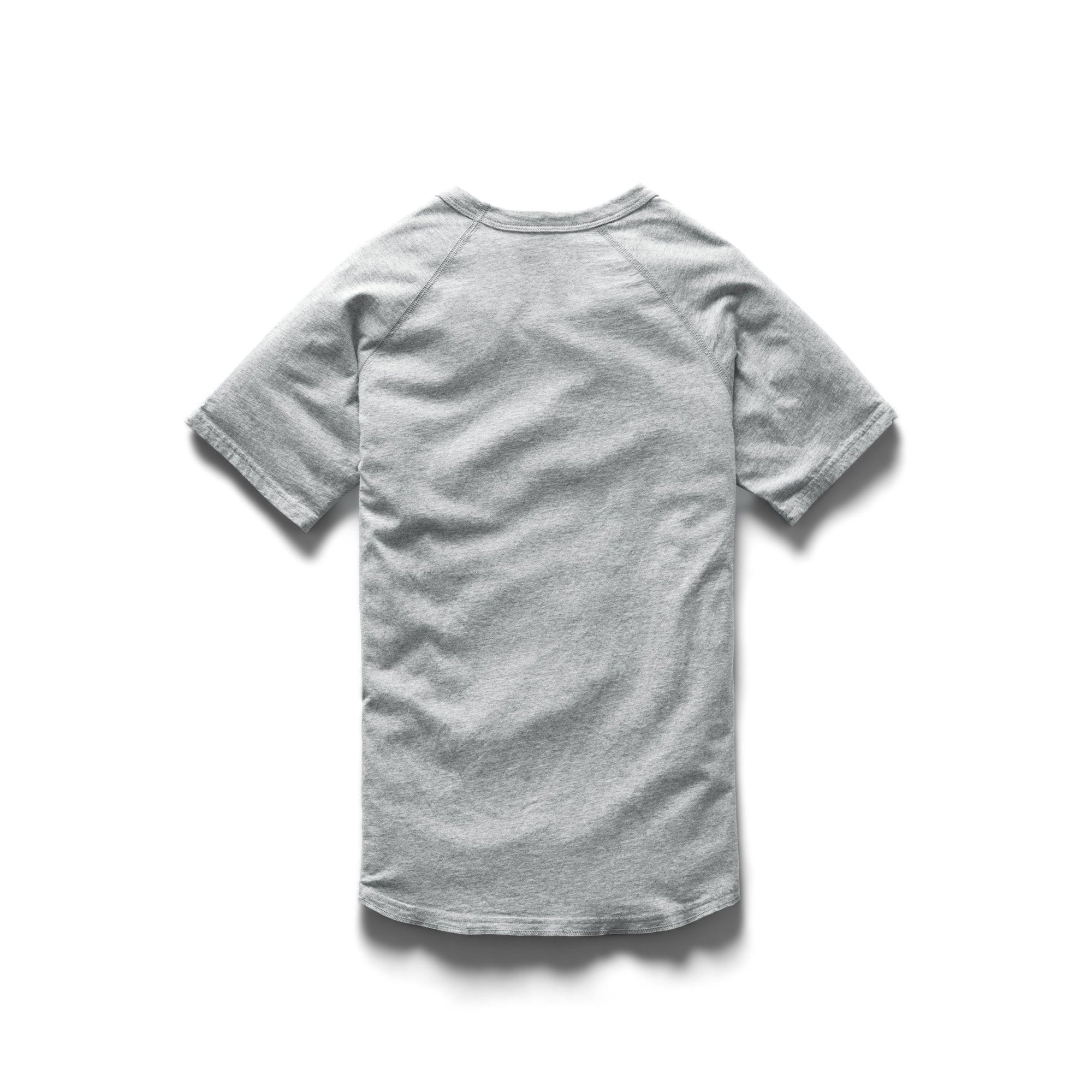 Reigning Champ Lightweight Jersey Raglan T-Shirt In Heather Grey