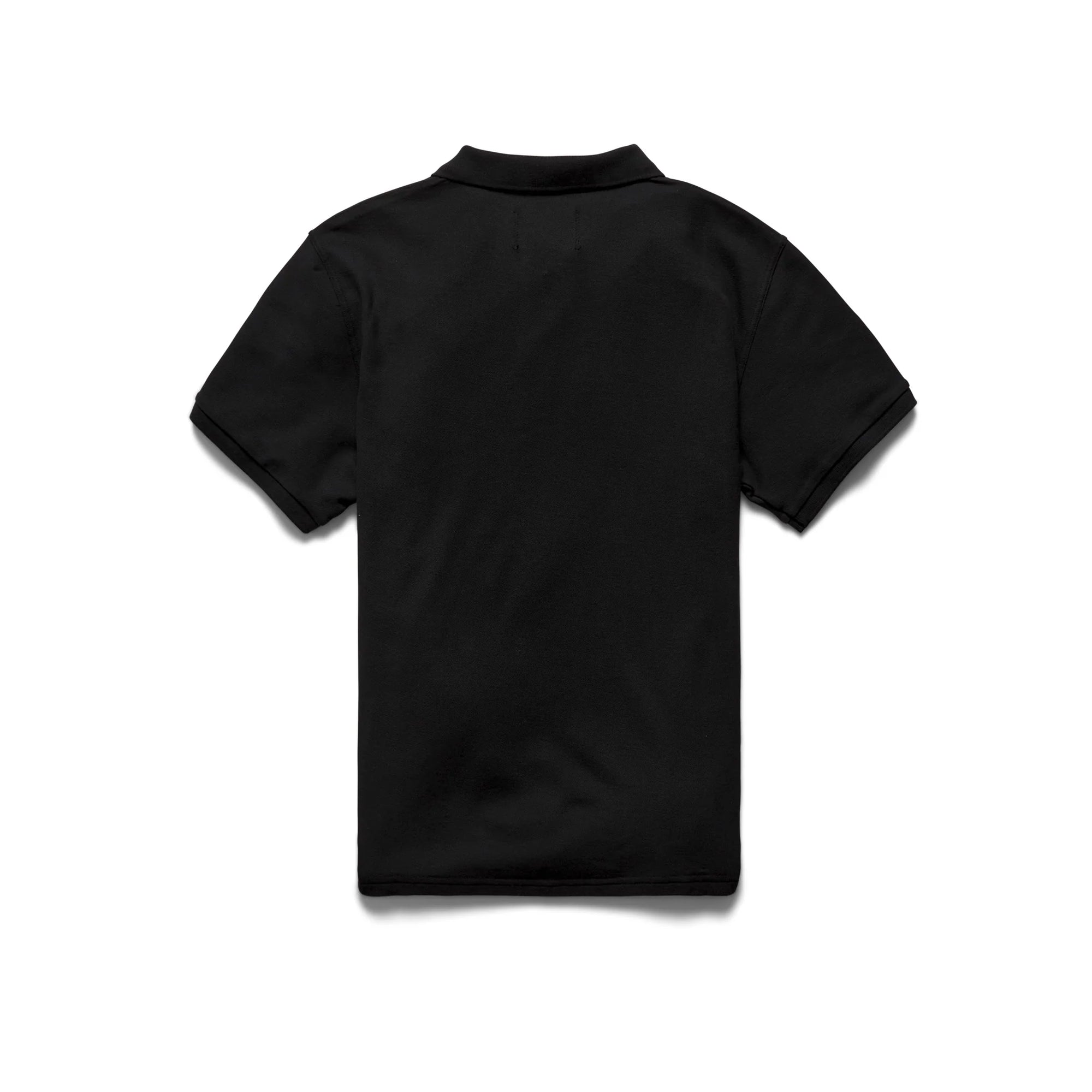 Reigning Champ Classic Pique Polo in Black