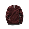 Reigning Champ Mid Weight Terry Crewneck in Crimson