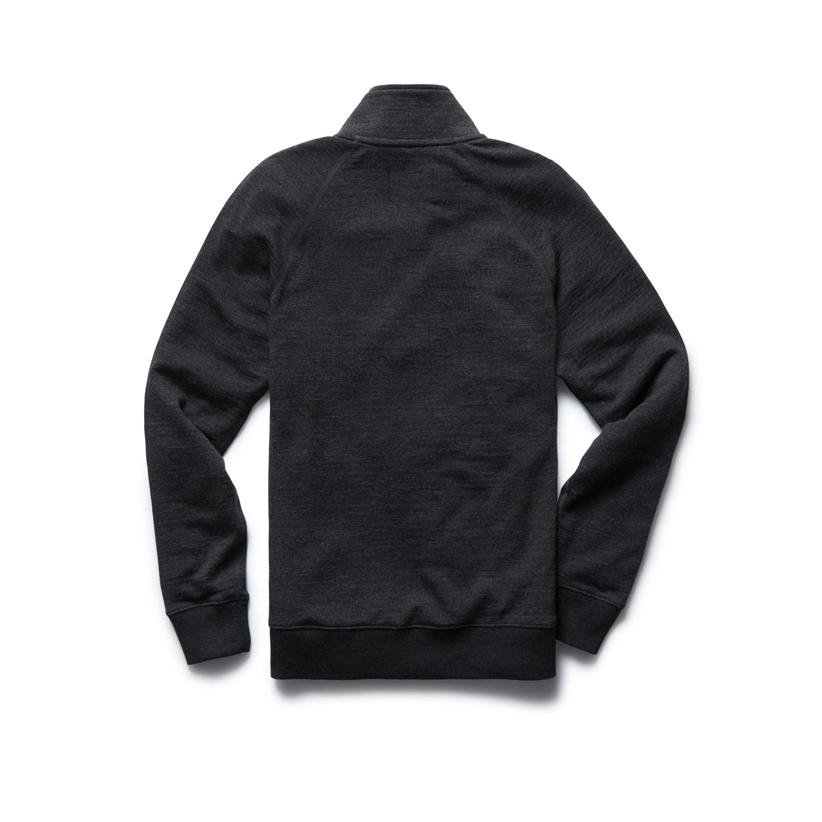 Reigning Champ Merino Terry Half Zip in Charcoal