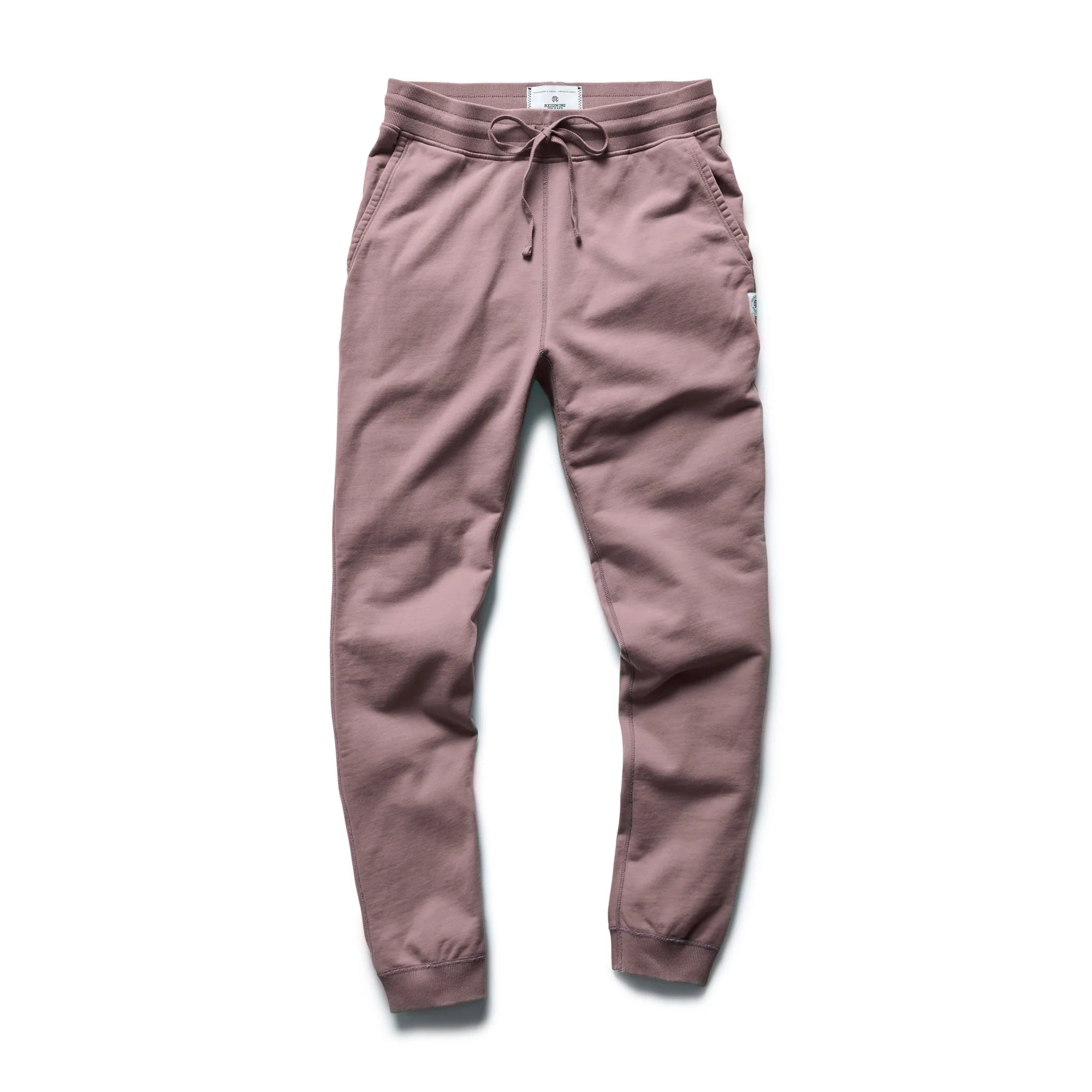 Reigning Champ Mid Weight Terry Slim Sweatpant in Desert Rose