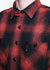 Rogue Territory BM Shirt in Red/Black Ombre Plaid