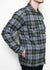 Rogue Territory Infantry Shirt in Olive/Gray Brushed Plaid