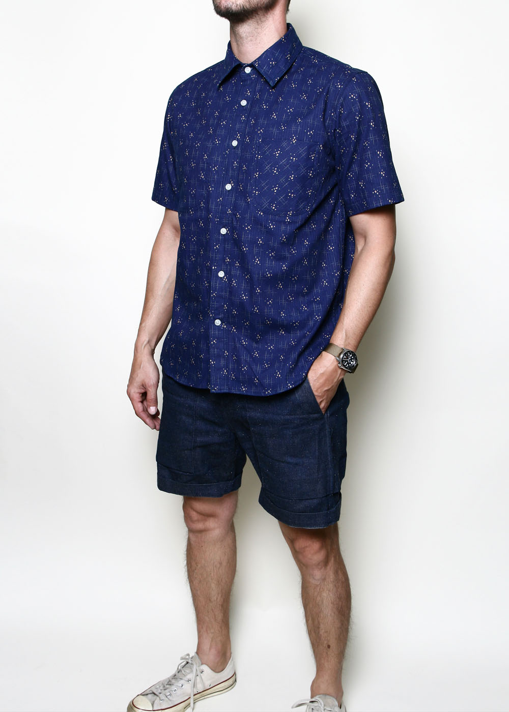 Rogue Territory Jumper Shirt in Indigo Night Sky