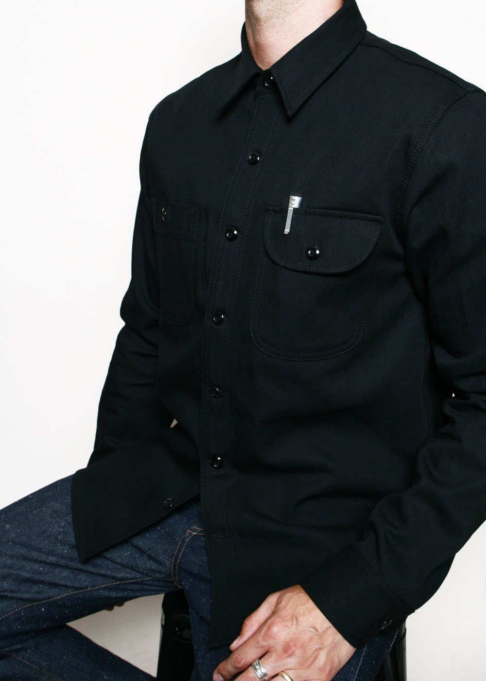 Rogue Territory Work Shirt in 11oz Stealth