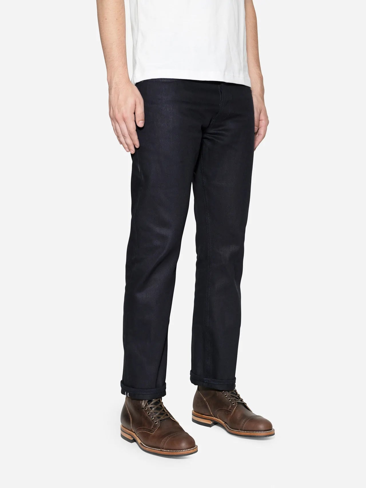 3sixteen Straight Leg (121x) in Heavyweight Shadow Selvedge