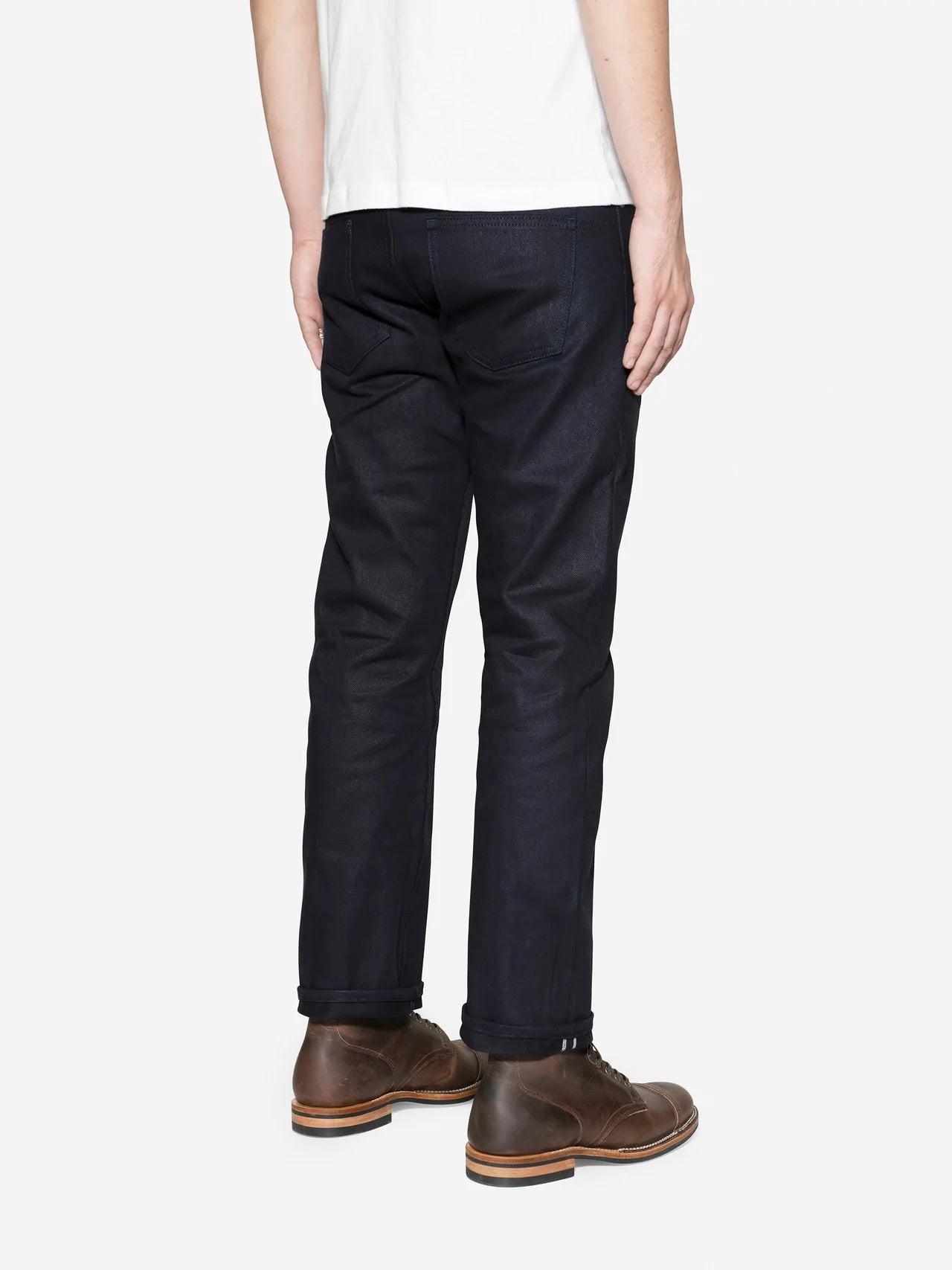 3sixteen Straight Leg (121x) in Heavyweight Shadow Selvedge