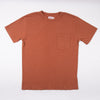 Freenote Cloth 9 Ounce Pocket Tee in Rust
