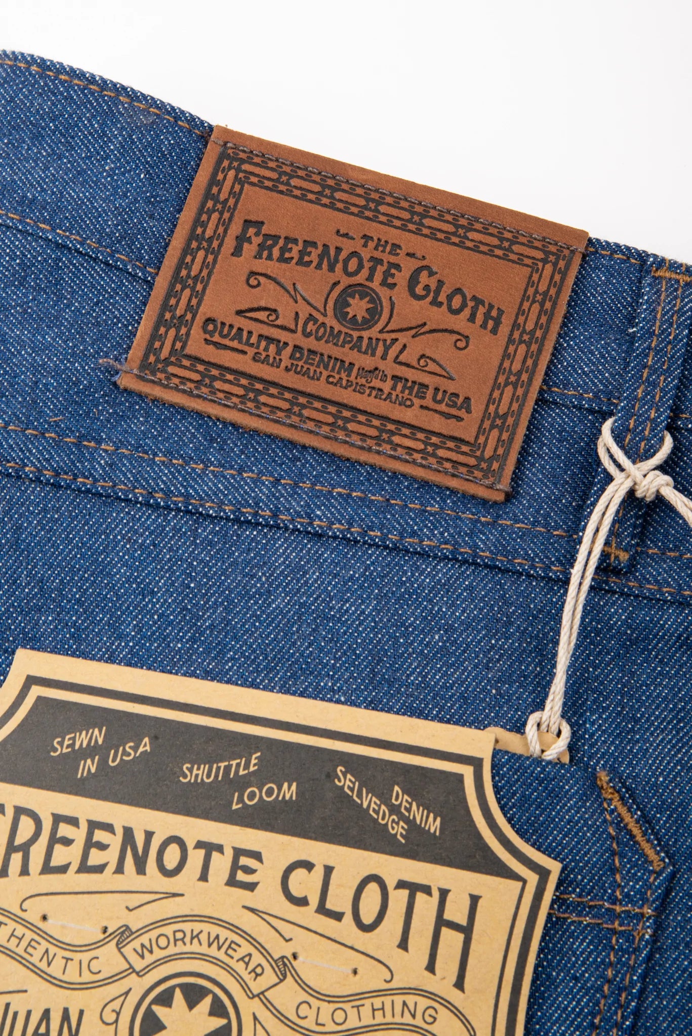 Freenote Cloth Rios Slim Straight in 12 Ounce Vintage Blue