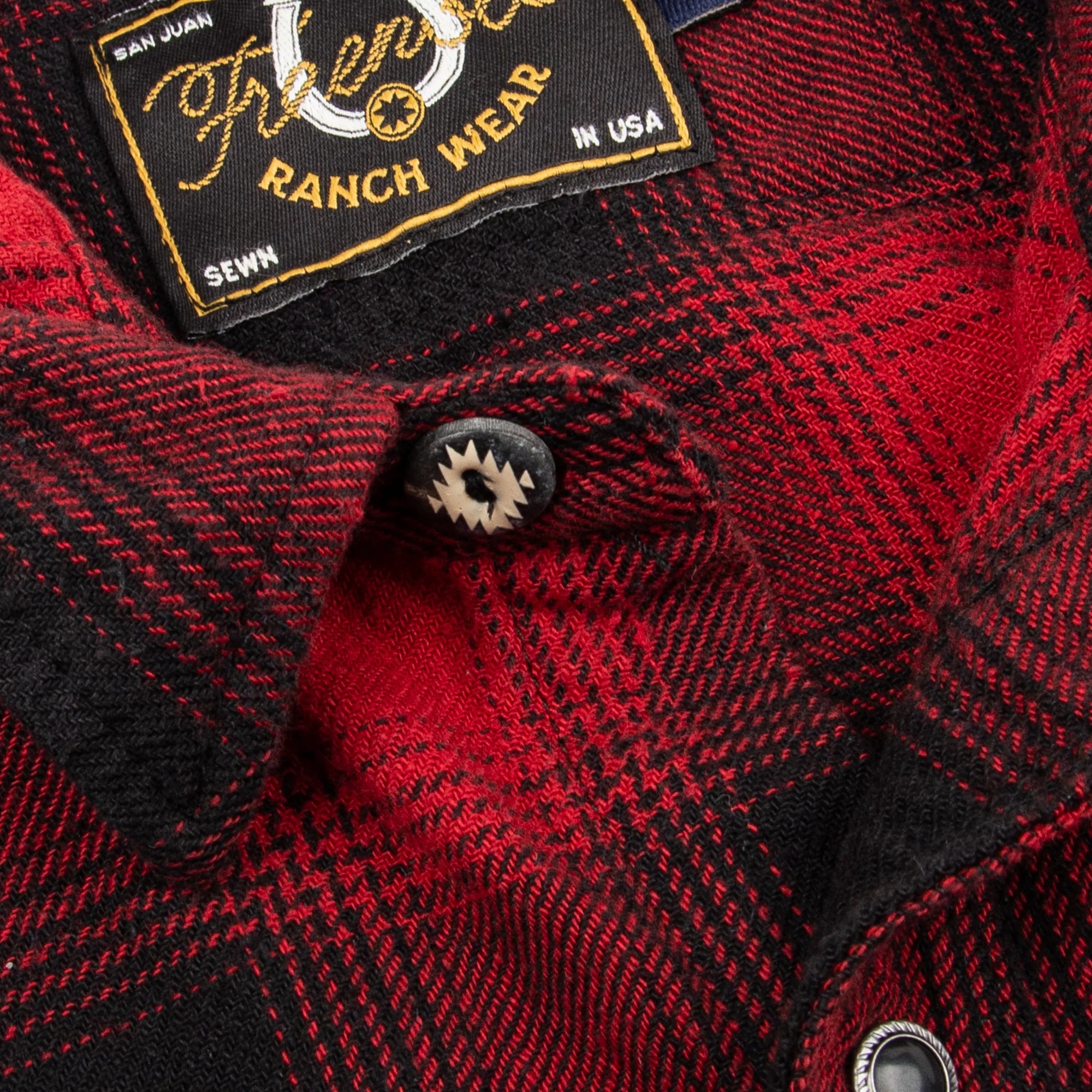 Freenote Cloth Modern Western in Rust Shadow Plaid