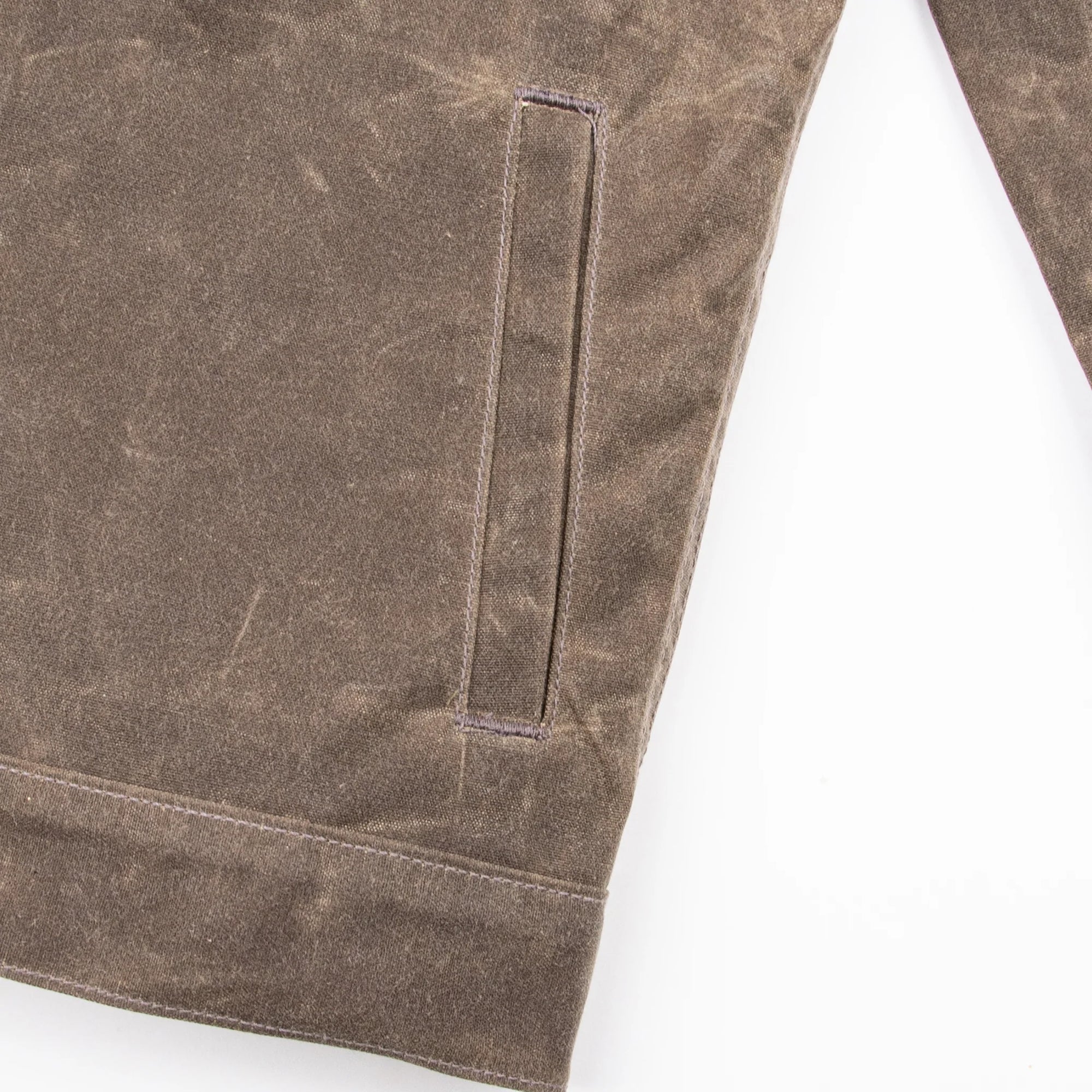 Freenote Cloth Riders Jacket in Oak Waxed Canvas