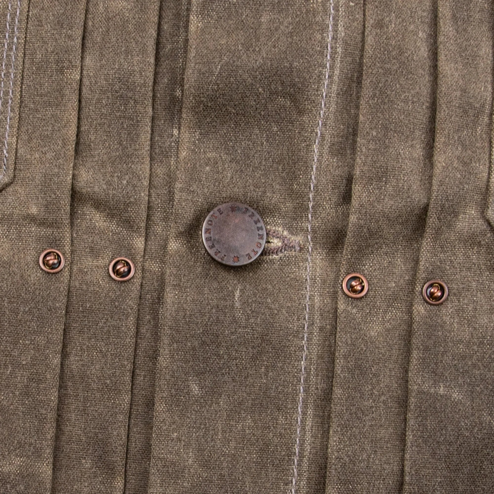 Freenote Cloth Riders Jacket in Oak Waxed Canvas