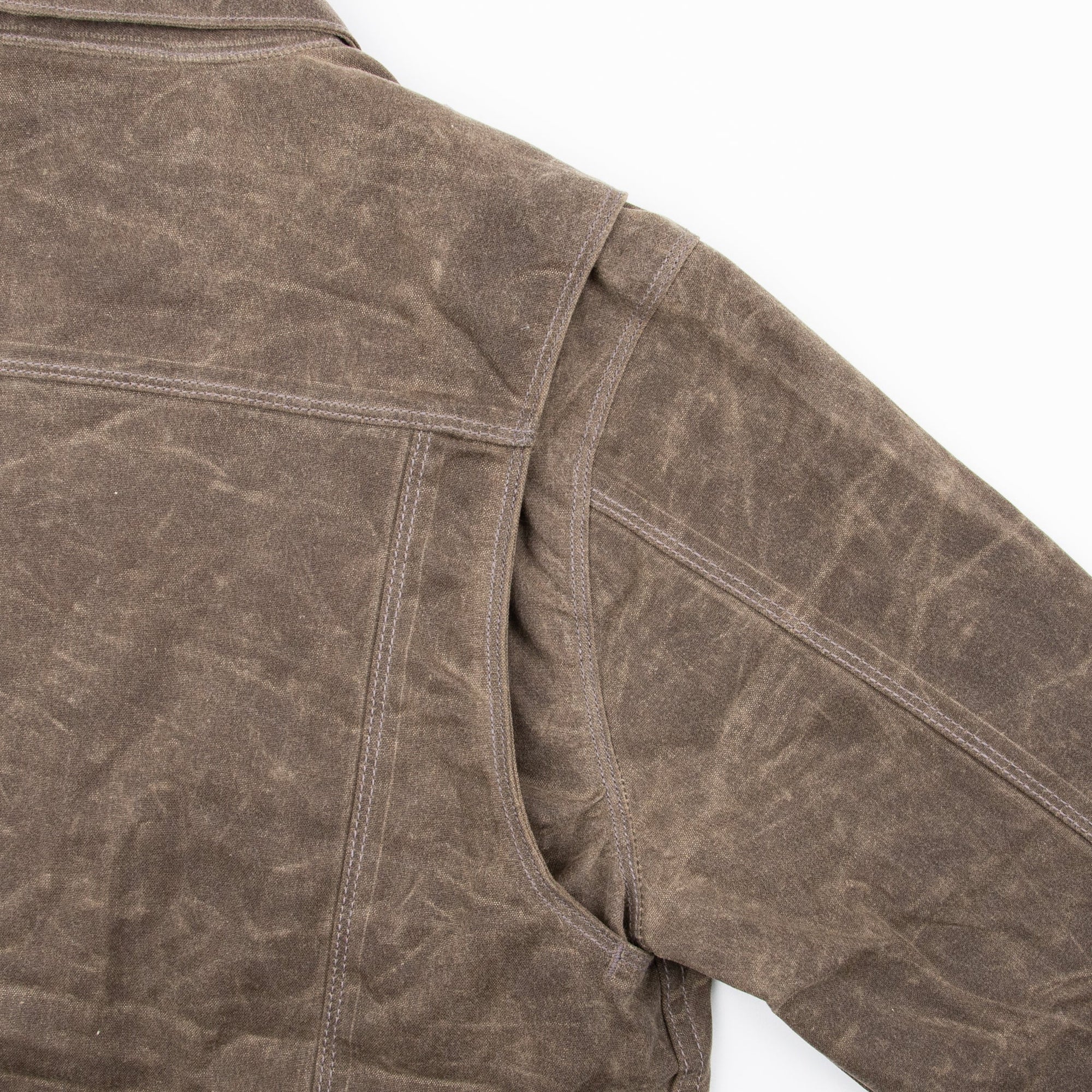 Freenote Cloth Riders Jacket in Oak Waxed Canvas