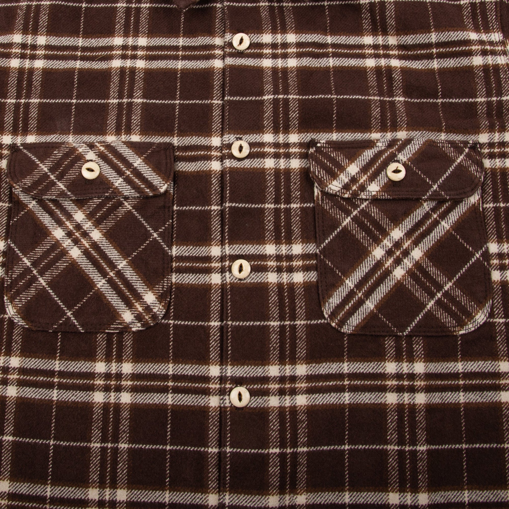 Freenote Cloth Benson in Brown Plaid