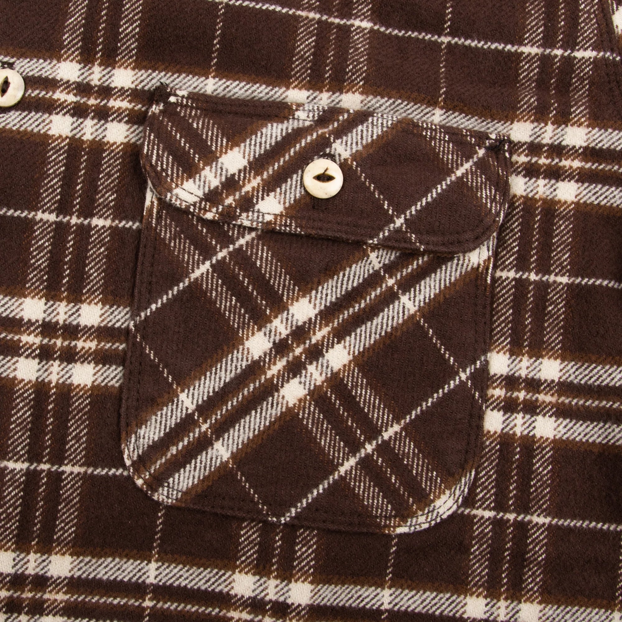 Freenote Cloth Benson in Brown Plaid