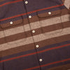Freenote Cloth Benson in Brown Stripe