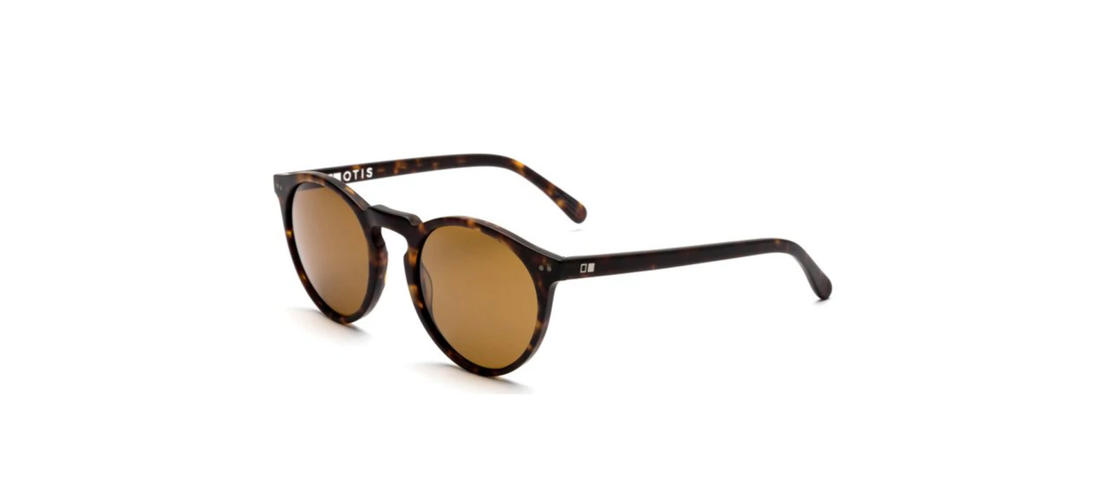 Otis Omar X in Matte Dark Tort with Brown Polarized Lens