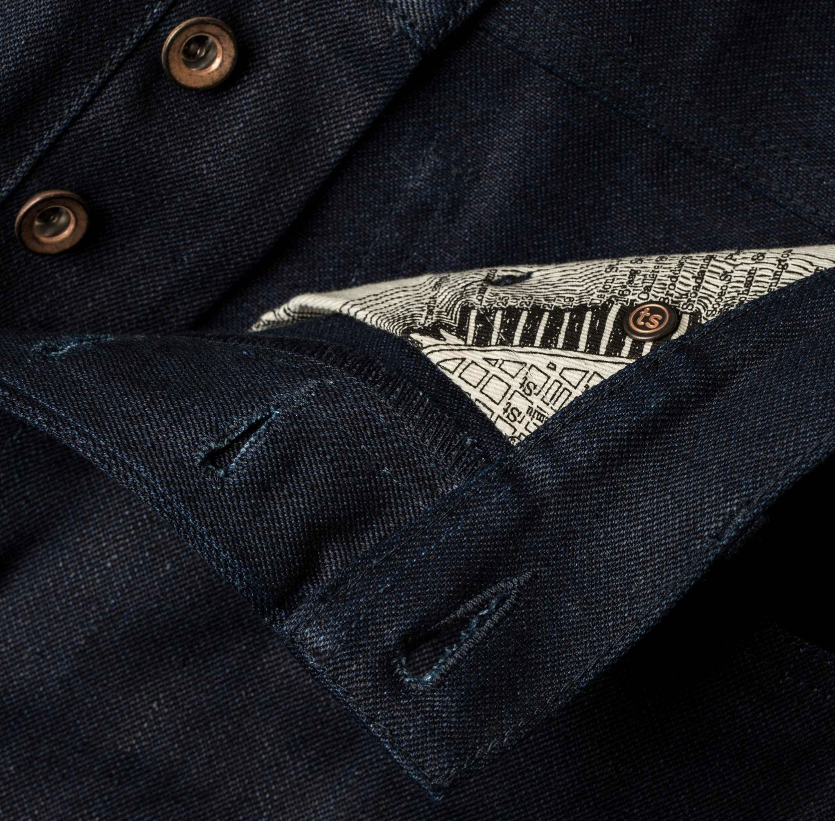 Taylor Stitch Democratic Jean in Double Indigo Standard