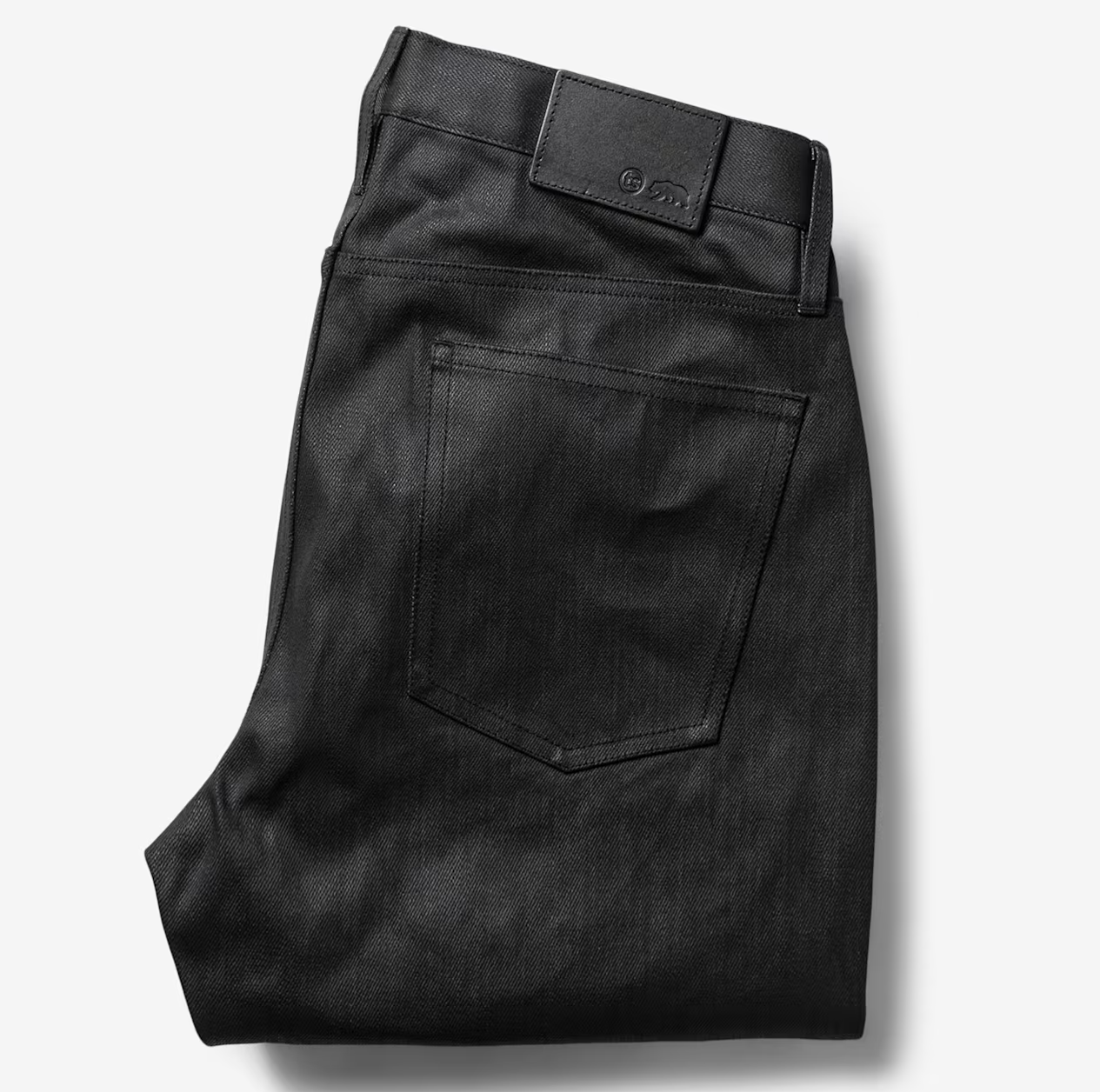 Taylor Stitch Slim Jean in Black Over-Dye Selvage