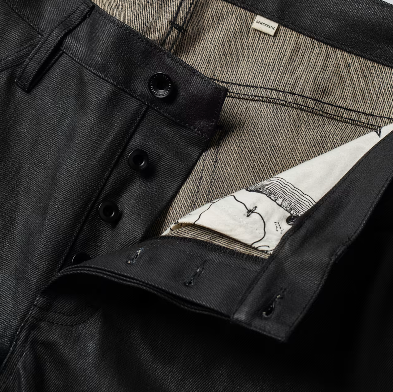 Taylor Stitch Slim Jean in Black Over-Dye Selvage