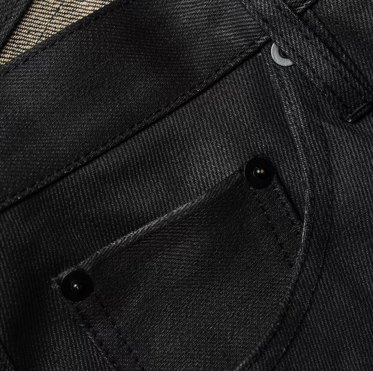 Taylor Stitch Slim Jean in Black Over-Dye Selvage