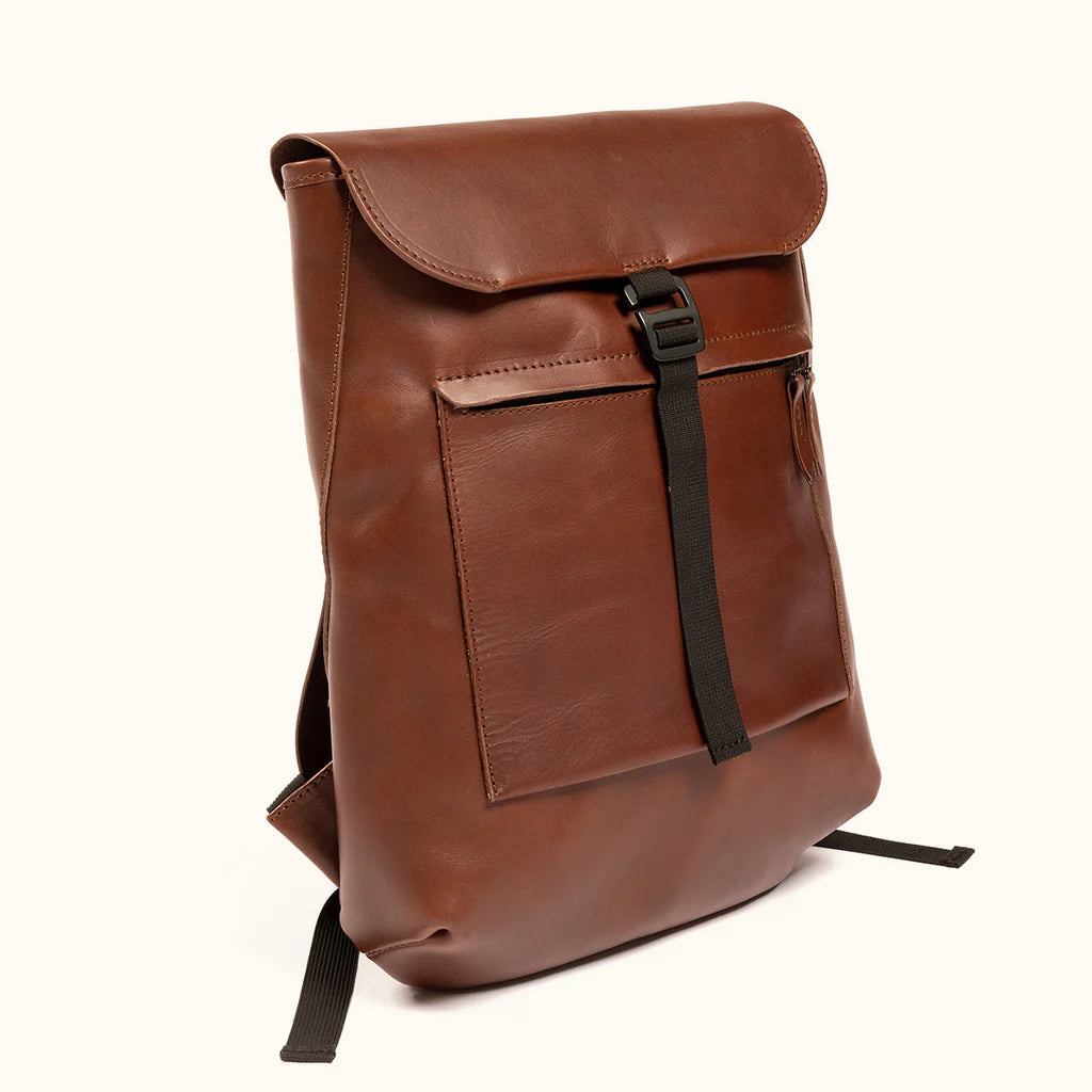 Tanner Goods Holton Leather Pack in Cognac