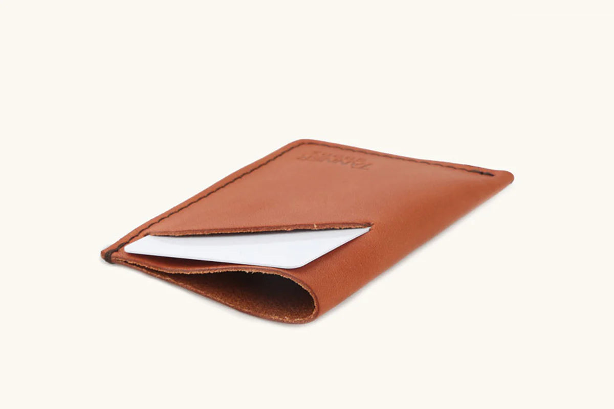 Tanner Goods Minimal Cardholder in Chestnut