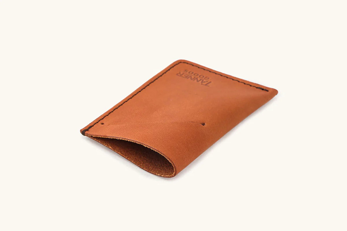 Tanner Goods Minimal Cardholder in Chestnut